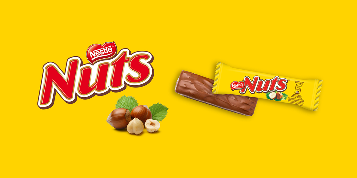 NUTS chocoladereep met noten | Made Nestlé