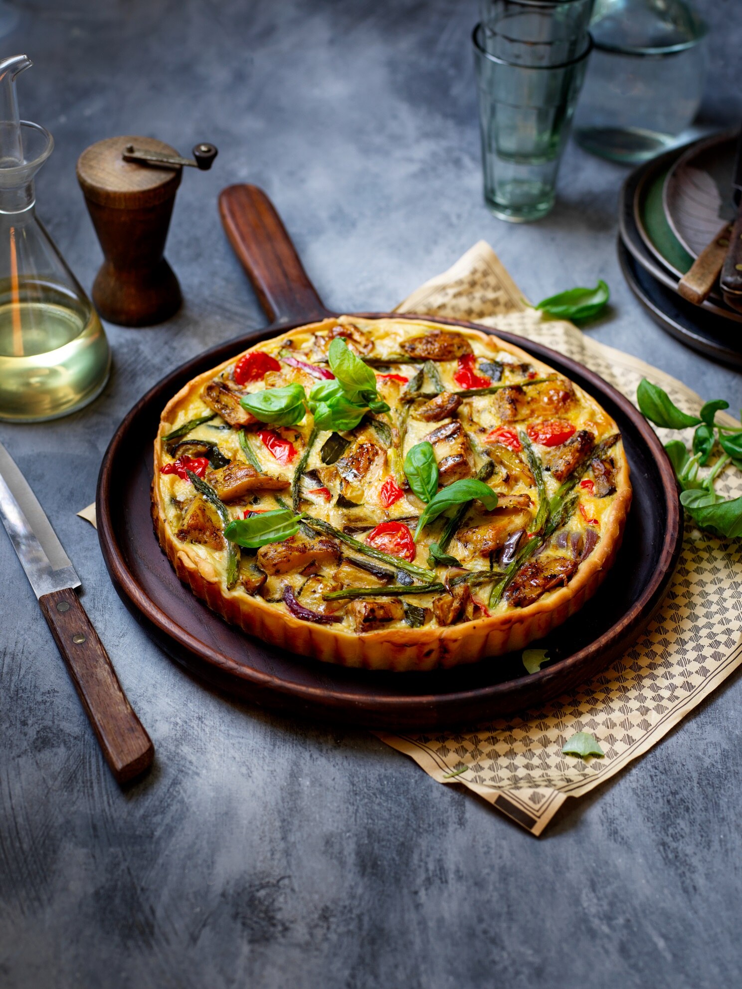 ITALIAANSE QUICHE MET SENSATIONAL MARINATED PIECES