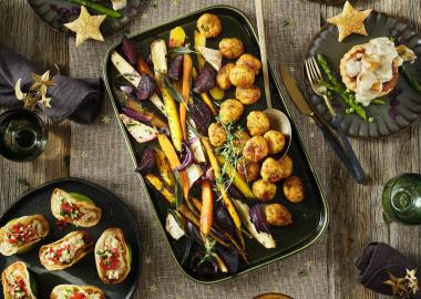 Christmas menu Veggie