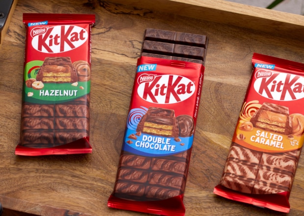 KitKat tabletten op dienblad