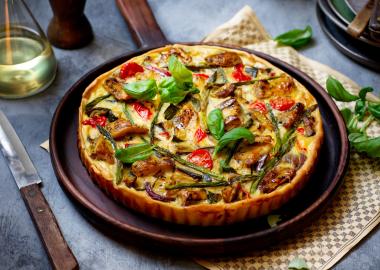 ITALIAANSE QUICHE MET SENSATIONAL MARINATED PIECES